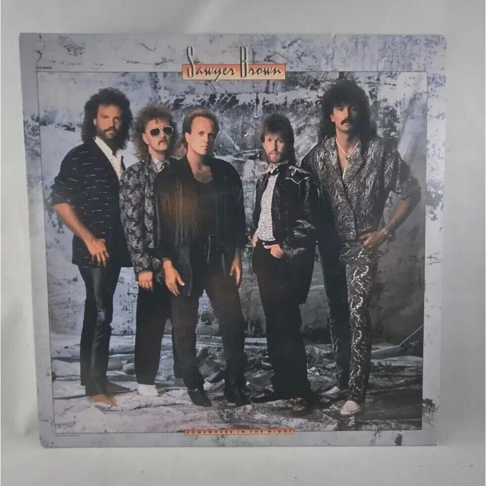 Sawyer Brown "Somewhere In The Night" LP 1987 Record - Capitol CLT 46923